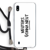 Neuters: Samsung Galaxy A10 Transparant Hoesje met koord Neuters: Samsung Galaxy A10 Transparant Hoesje met koord