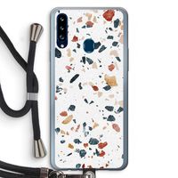 Terrazzo N°4: Samsung Galaxy A20s Transparant Hoesje met koord