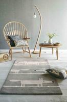Scion - Mr Fox Silver 25304 - 120x180 cm Vloerkleed