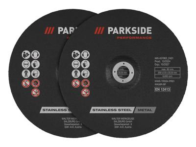 PARKSIDE PERFORMANCE Accessoires voor haakse slijper Ø 230 mm (Slijpschijven 2-delig)