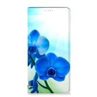 Samsung Galaxy A14 4G Smart Cover Orchidee Blauw - Cadeau voor je Moeder