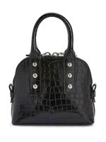 Giuseppe Zanotti sac cabas à effet peau de crocodile - Noir - thumbnail