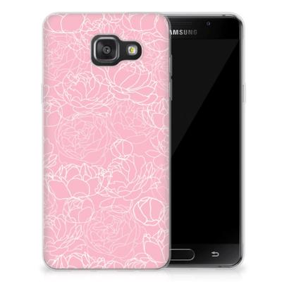 Samsung Galaxy A3 2016 | TPU Case | White Flowers