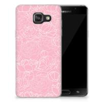 Samsung Galaxy A3 2016 | TPU Case | White Flowers