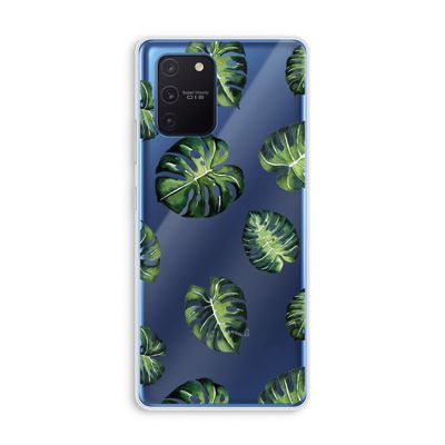 Tropische bladeren: Samsung Galaxy Note 10 Lite Transparant Hoesje