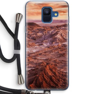 Mars: Samsung Galaxy A6 (2018) Transparant Hoesje met koord