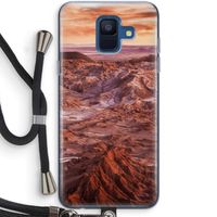 Mars: Samsung Galaxy A6 (2018) Transparant Hoesje met koord