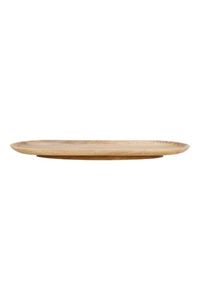 Zusss Ovalen Stylingsbord Hout 55x23x4Cm