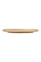 Zusss Ovalen Stylingsbord Hout 55x23x4Cm