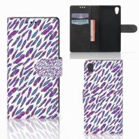 Sony Xperia XA1 | Telefoon Hoesje | Feathers Color