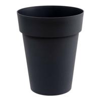 Bloempot EDA Grijs Antraciet Donker grijs Plastic Cirkelvormig Ø 44 x 53 cm 44 x 44 x 53 cm