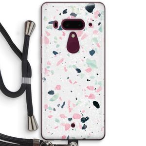 Terrazzo N°3: HTC U12+ Transparant Hoesje met koord