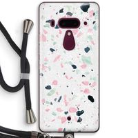 Terrazzo N°3: HTC U12+ Transparant Hoesje met koord