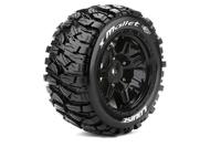 Louise X Mallet X-Maxx MFT Banden Set op Zwarte Velgen 24mm hex