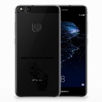 Huawei P10 Lite Silicone-hoesje Gun Don't Touch My Phone