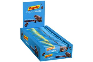 PowerBar Clean Whey Energiereep Chocolade brownie x18