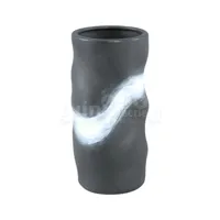PTMD Bloempot Giacomo Grijs Vaas Ø12cm