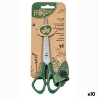 Schaar Faibo Groen Roestvrij staal 16 cm Plastic (10 Stuks)