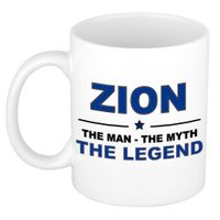 Zion The man, The myth the legend cadeau koffie mok / thee beker 300 ml