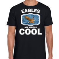 Dieren zeearend t-shirt zwart heren - eagles are cool shirt