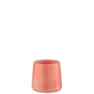 J-Line bloempot Rond - keramiek - roze - small - Ø 18 cm