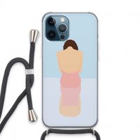 Mirror: iPhone 13 Pro Max Transparant Hoesje met koord