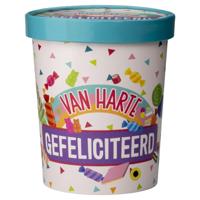 Paperdreams Snoepbeker ø12x14cm - gefeliciteerd