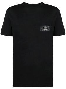 Plein Sport t-shirt à patch logo - Noir