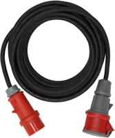 Brennenstuhl CEE-verlengkabel IP44 met faseomvormer 25m zwart H07RN-F 5G2,5 CEE 400V/16A - 1169370250