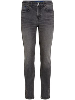 Karl Lagerfeld Jeans jean slim à taille mi-haute - Noir