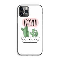 I love cacti: iPhone 11 Pro Max Transparant Hoesje