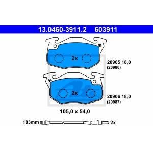 Ate Remblokset 13.0460-3911.2