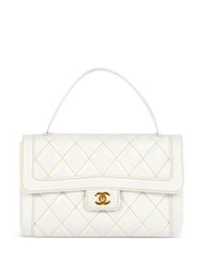 CHANEL Pre-Owned sac à main Wild Stich Classic Flap (2005) - Blanc