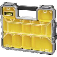 STANLEY Assortimentsdoos Universeel (l x b x h) 44.6 x 35.7 x 7.4 cm Aantal vakken: 10 Inhoud 1 stuk(s) - thumbnail