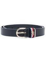 Tommy Hilfiger ceinture en cuir à boucle - Bleu