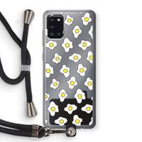 Spiegeleitjes: Samsung Galaxy A31 Transparant Hoesje met koord