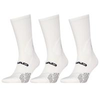 HEAD Padel Sokken Crew 3-pack Wit-35/38