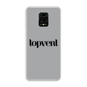 Topvent Grijs Zwart: Xiaomi Redmi Note 10 Lite Transparant Hoesje