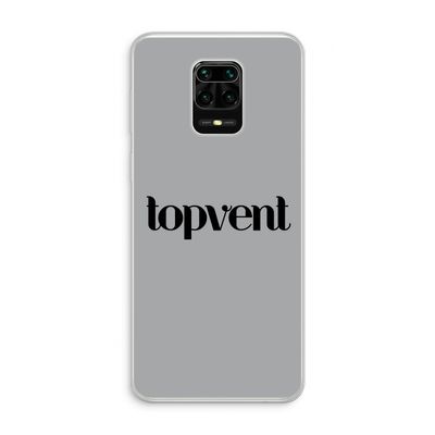 Topvent Grijs Zwart: Xiaomi Redmi Note 10 Lite Transparant Hoesje