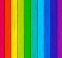 Realistische regenboog houten achtergrond