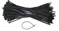 Unbranded Kabelbinders 4.8x370 zwart zak a 100 - thumbnail