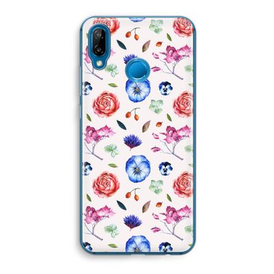 Bloemetjes: Huawei P20 Lite Transparant Hoesje