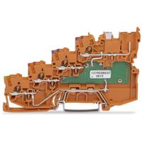 WAGO 2020-5477/1102-953 Vieraderige initiatorklem 7 mm Push-In-klem Oranje 15 stuk(s)