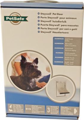 PetSafe aluminium deur nr. 600 S wit/transparant - Gebr de boon