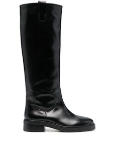 Aeyde bottes en cuir - Noir