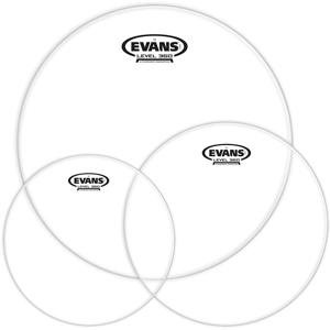 Evans ETP-G1CLR-R G1 Clear Rock Tom Pack 10-12-16 vellenset