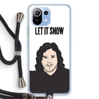 Let It Snow: Xiaomi Mi 11 Lite Transparant Hoesje met koord