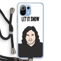 Let It Snow: Xiaomi Mi 11 Lite Transparant Hoesje met koord