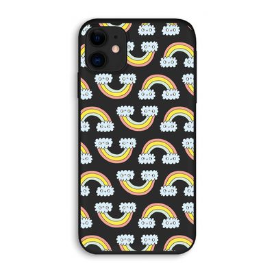 Regenboog: iPhone 11 Biologisch afbreekbaar hoesje