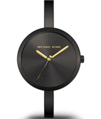 Horlogeband Michael Kors MK3541 Staal Zwart 6mm